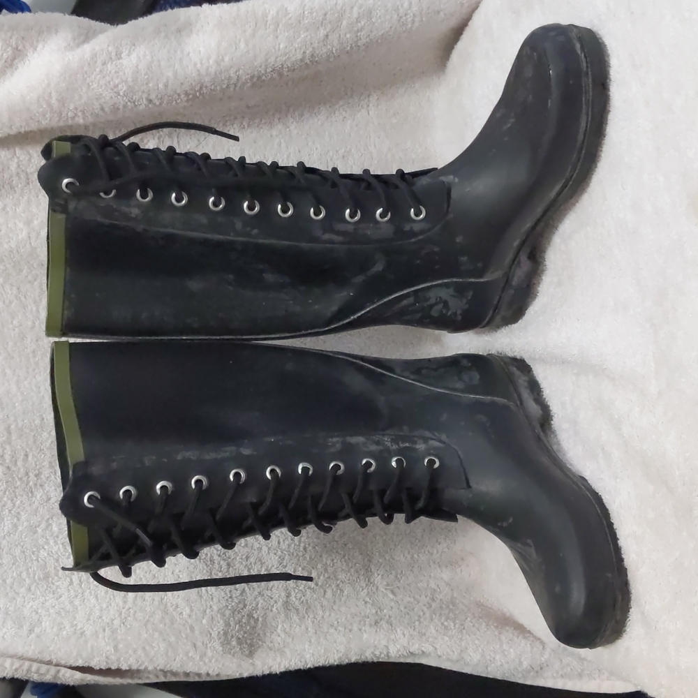 Ronsport Black Long Boots Anti Slip Fishing Shoes